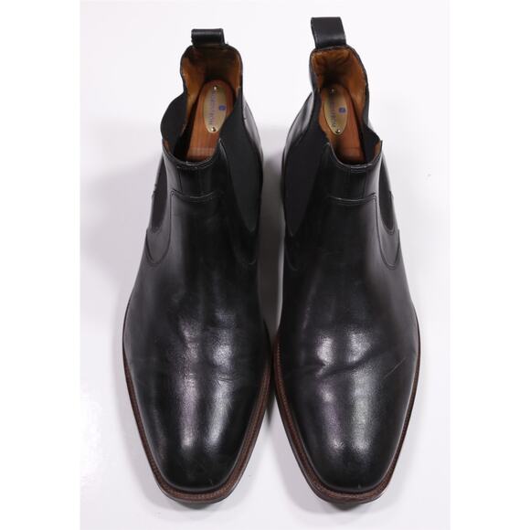 Johnston & Murphy Mens Black Ankle Chelsea Boots 11.5 M - Picture 4 of 11